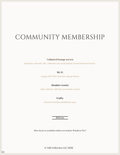 Community Membership
