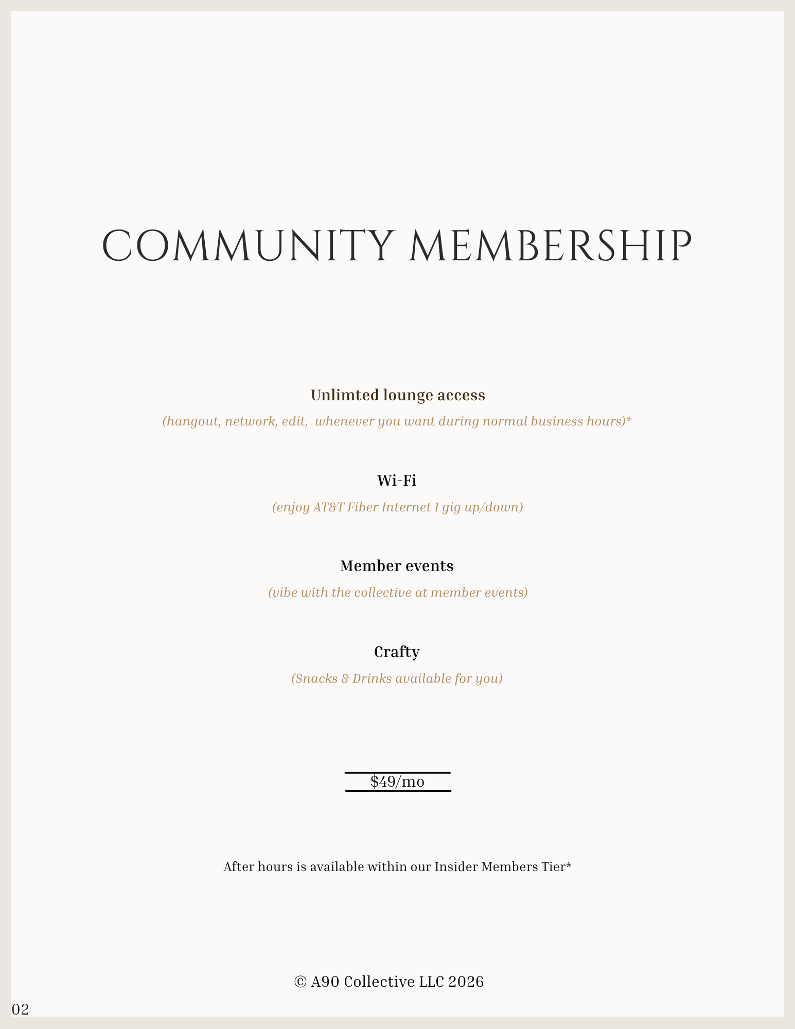 Community Membership